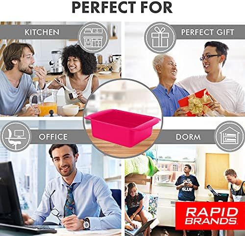 Rapid Ramen Cooker - Microwavable BPA Free Bright Red