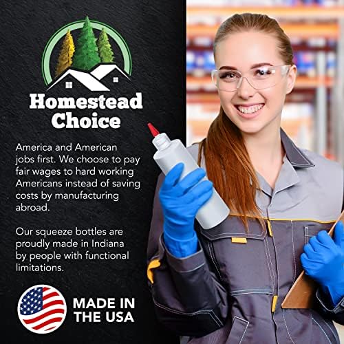 Homestead Choice 16OZ Squeeze Bottles 2-Pack and 6-Pack