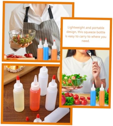 PRETYZOOM 2oz Tomato Sauce Squeeze Bottles