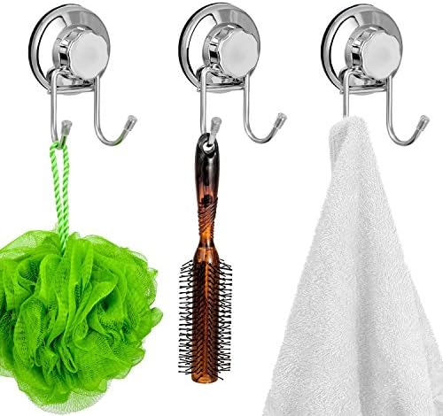 SANNO Suction Cup Hook Holder Set of 3