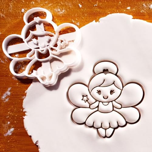 Bakerlogy Cute Fairy Cookie Cutter Set