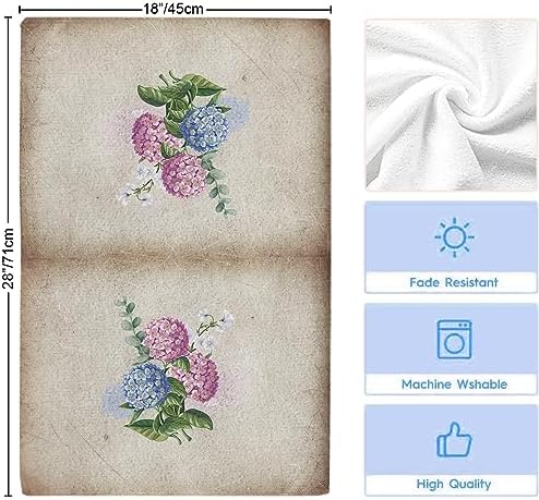 Vintage Hydrangea Kitchen Towels Pack of 2