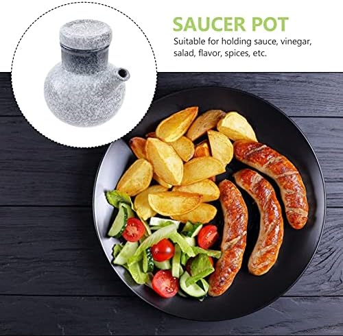 Hoement Unique Design Ceramic Soy Sauce Bottle