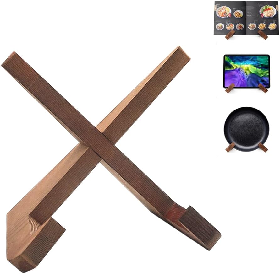 YY YEARCHY Cookbook Stand Holder with X Design