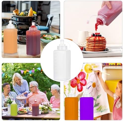 Uceoo Wide Mouth Condiment Squeeze Bottle 800ml