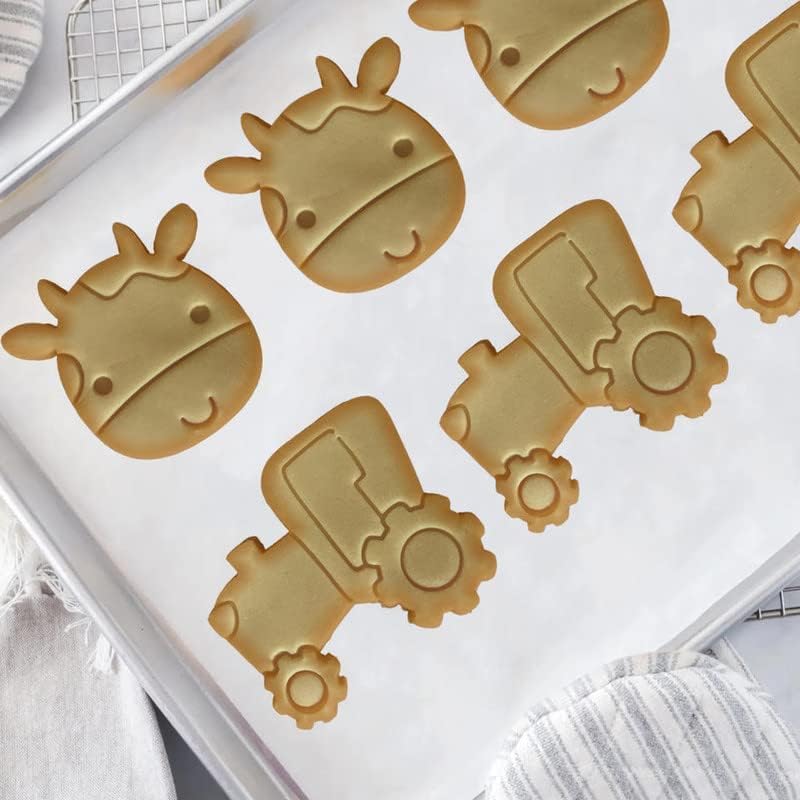 Farm Animal Cookie Cutters Set of 10 for Kids