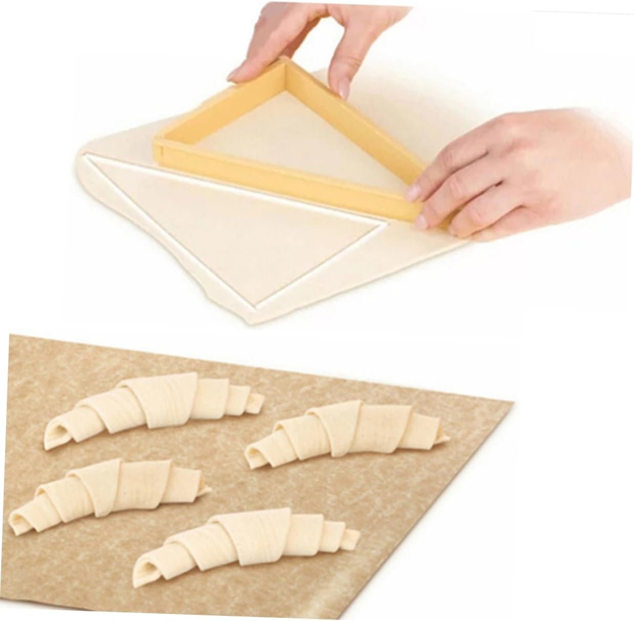 2pcs Baking Tools for Croissant and Pastry Dough Cutting