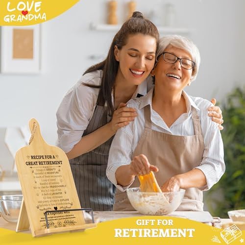 Retirement Gift for Woman Cookbook Stand