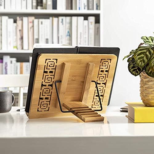 Wishacc Cookbook Stand with Tablet Floor Stand
