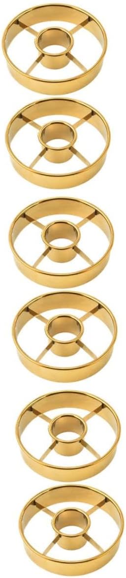 PRETYZOOM 3sets Donut Cookie Stencils
