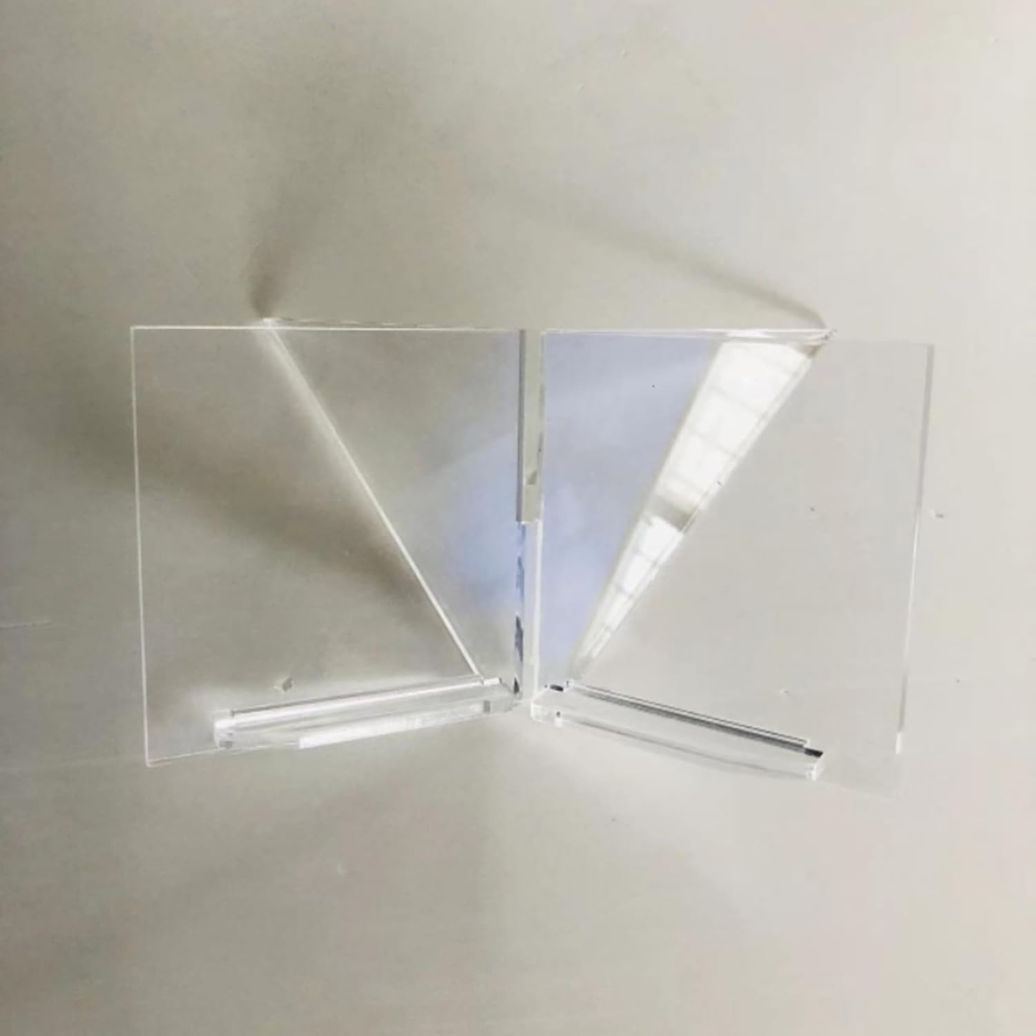 WBANGIAO Clear Acrylic Book Stand for Reading and Display