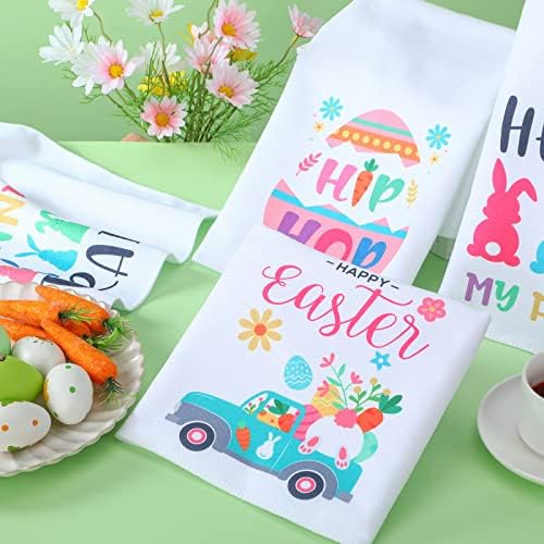 Rtteri 4-Piece Easter Bunny Kitchen Towel Set