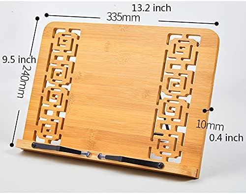 Foldable Cookbook Stand with Adjustable Angles