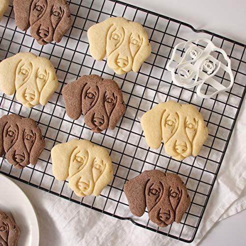 Short Haired Dachshund Face Cookie Cutter - 1 Piece Bakerlogy