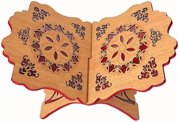 Wooden Cookbook Stand 118x157x08in Simple Reading Rack
