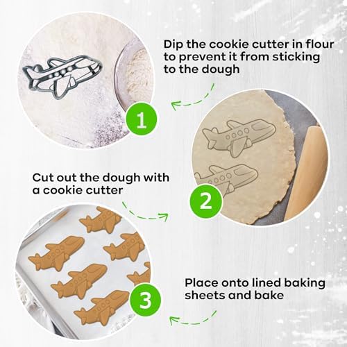 Moose Goods Transportation Cookie Cutters Variety Pack - Set of 10