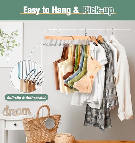 Fitnice Bamboo Cookbook Stand and Bra Hanger Set