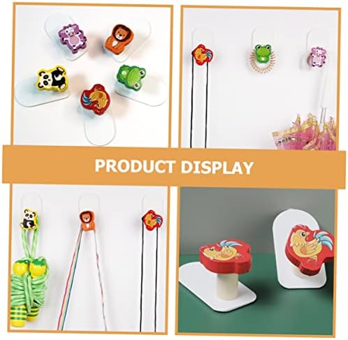 Hohopeti Wooden Animal Hooks 5pcs Wall Decor 1