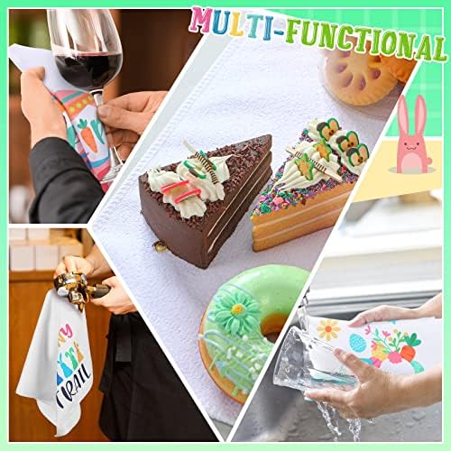 Rtteri 4-Piece Easter Bunny Kitchen Towel Set