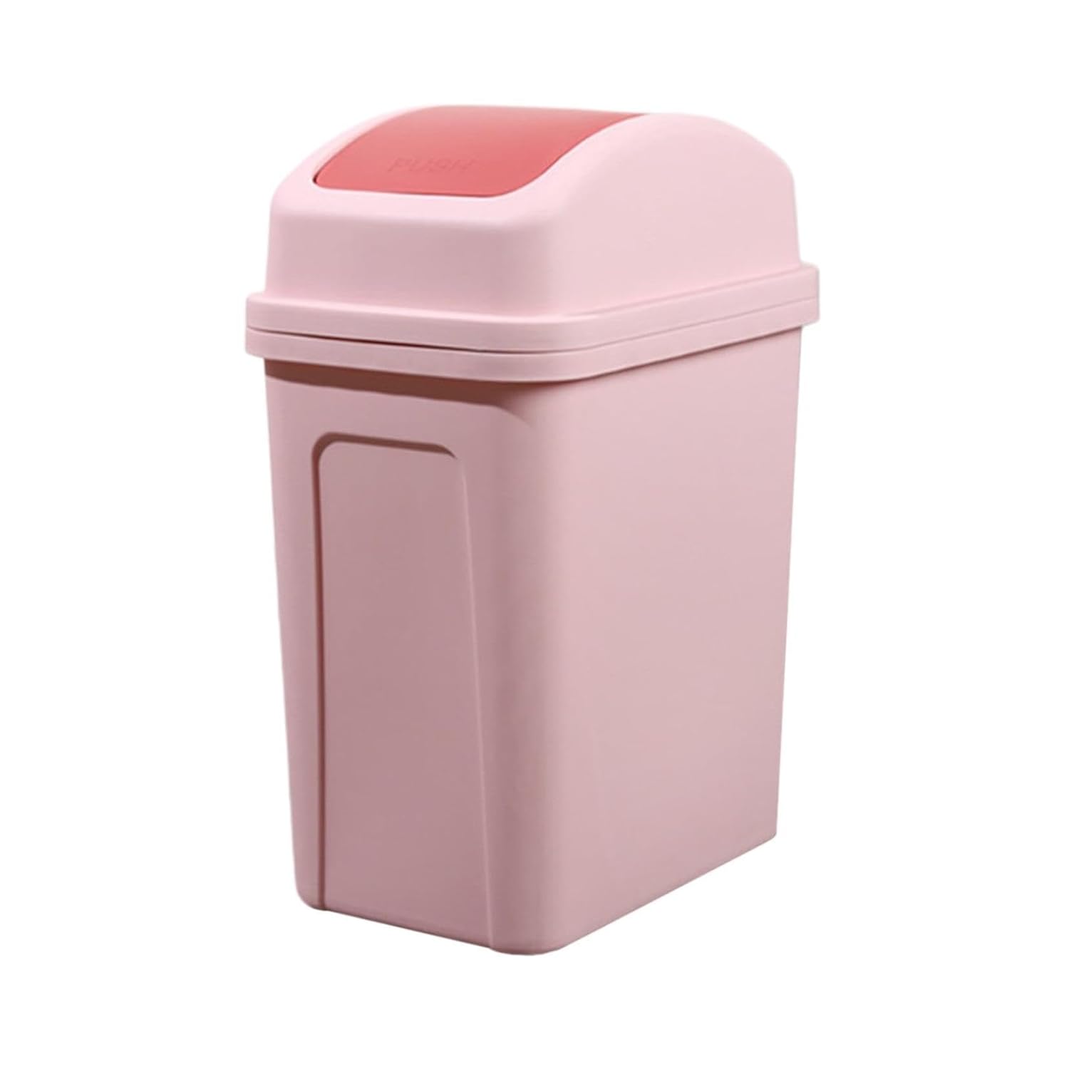 4 Gallon Swing Top Trash Can in Pink