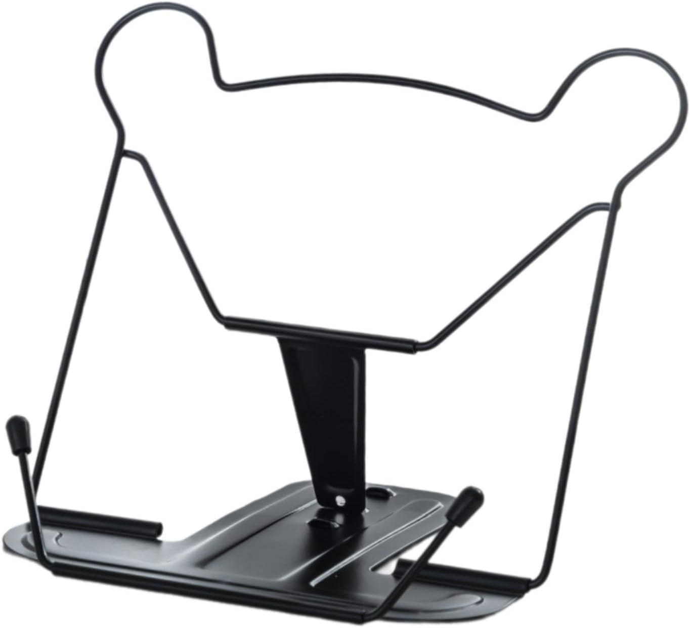 Modern Metal Book Stand Black for Home Office