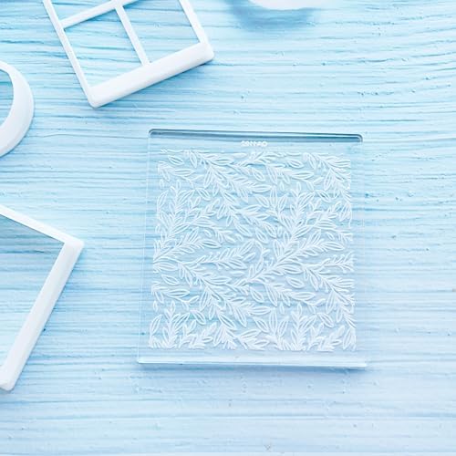 Woodland Texture Embosser Leaf Vine Cookie Stamp