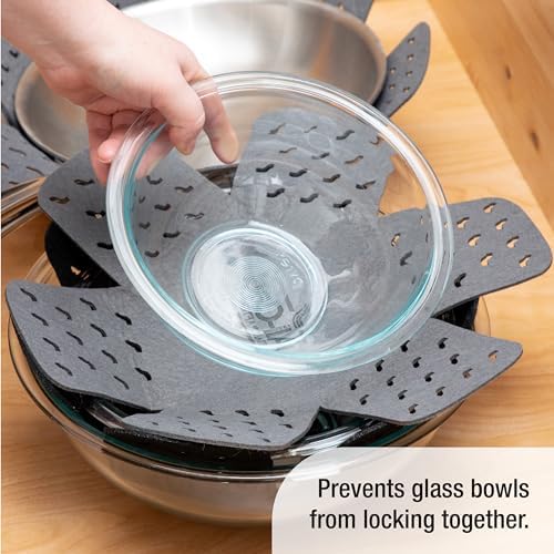 All-Clad 3-Piece Cookware Protectors - BlackGrey