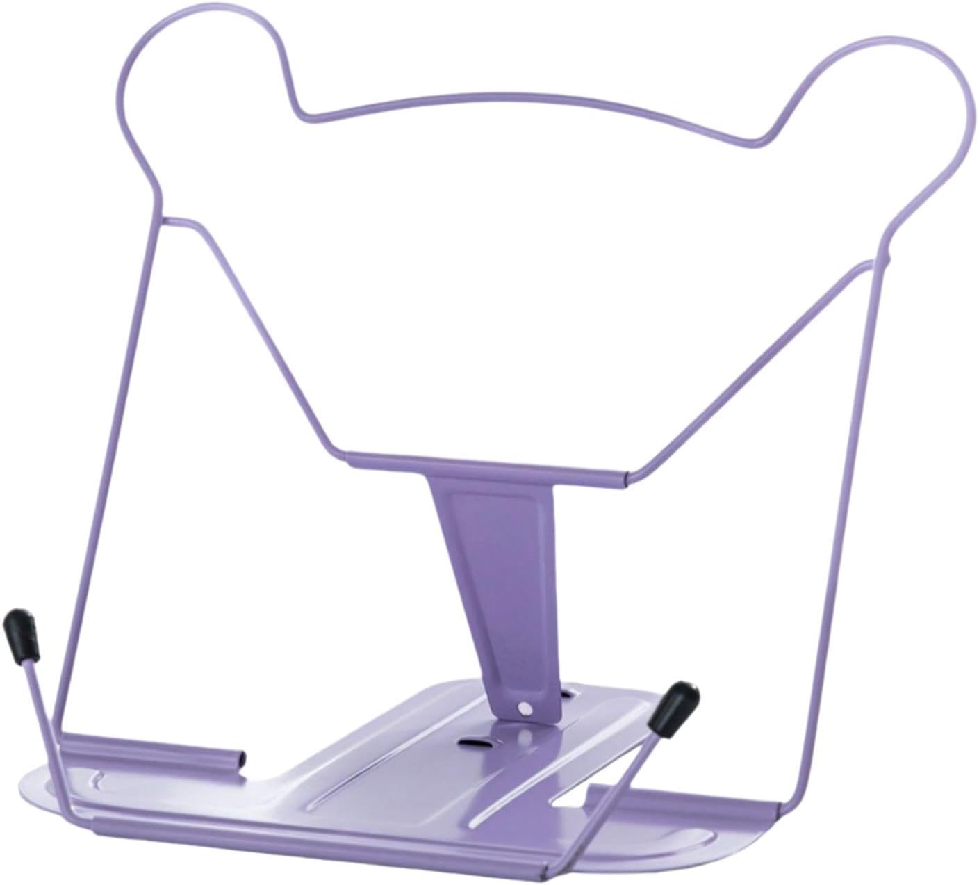 KRDPMV Sleek Metal Book Stand Purple
