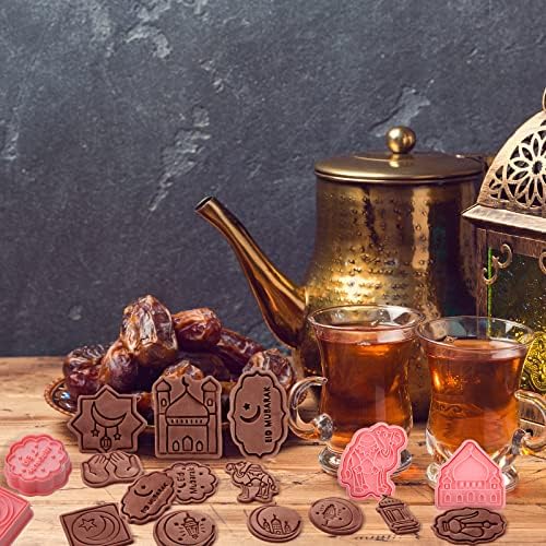 Honeydak 16-Piece Eid Mubarak Cookie Cutters Set 1