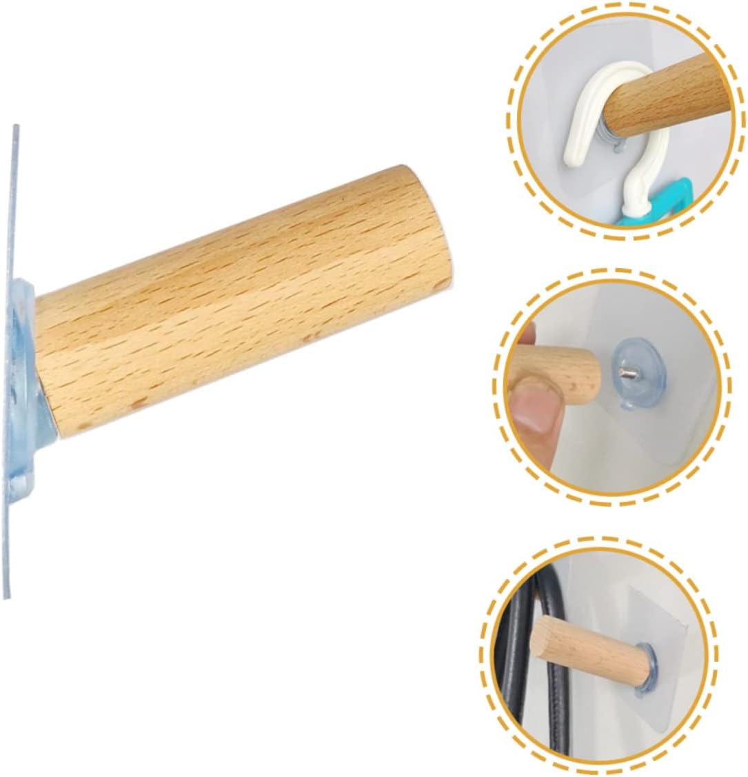 4Pcs Traceless Adhesive Wall Hooks for Hats and Coats