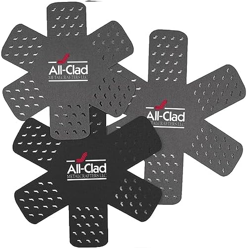 All-Clad 3-Piece Cookware Protectors - BlackGrey
