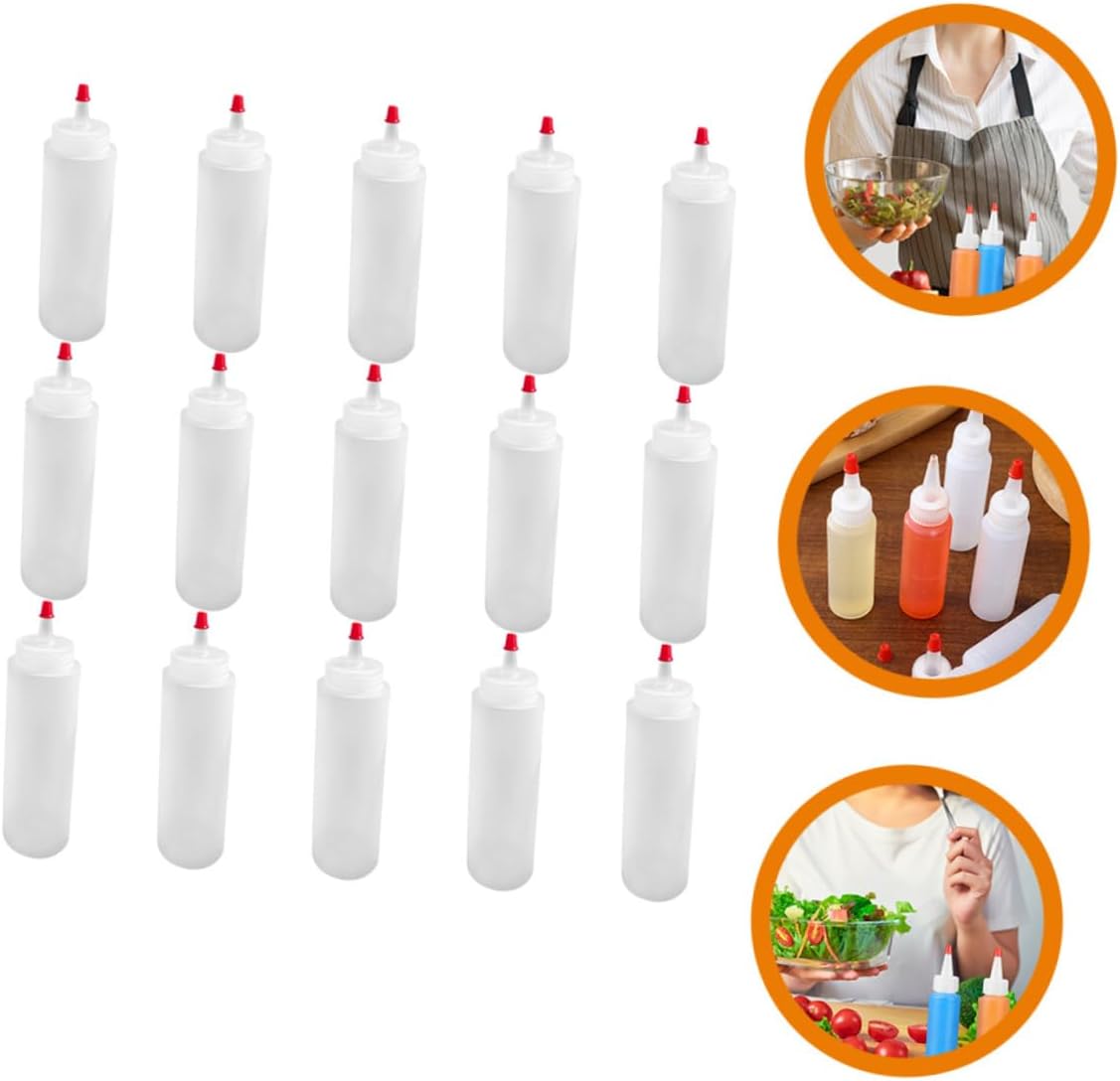 PRETYZOOM 2oz Tomato Sauce Squeeze Bottles