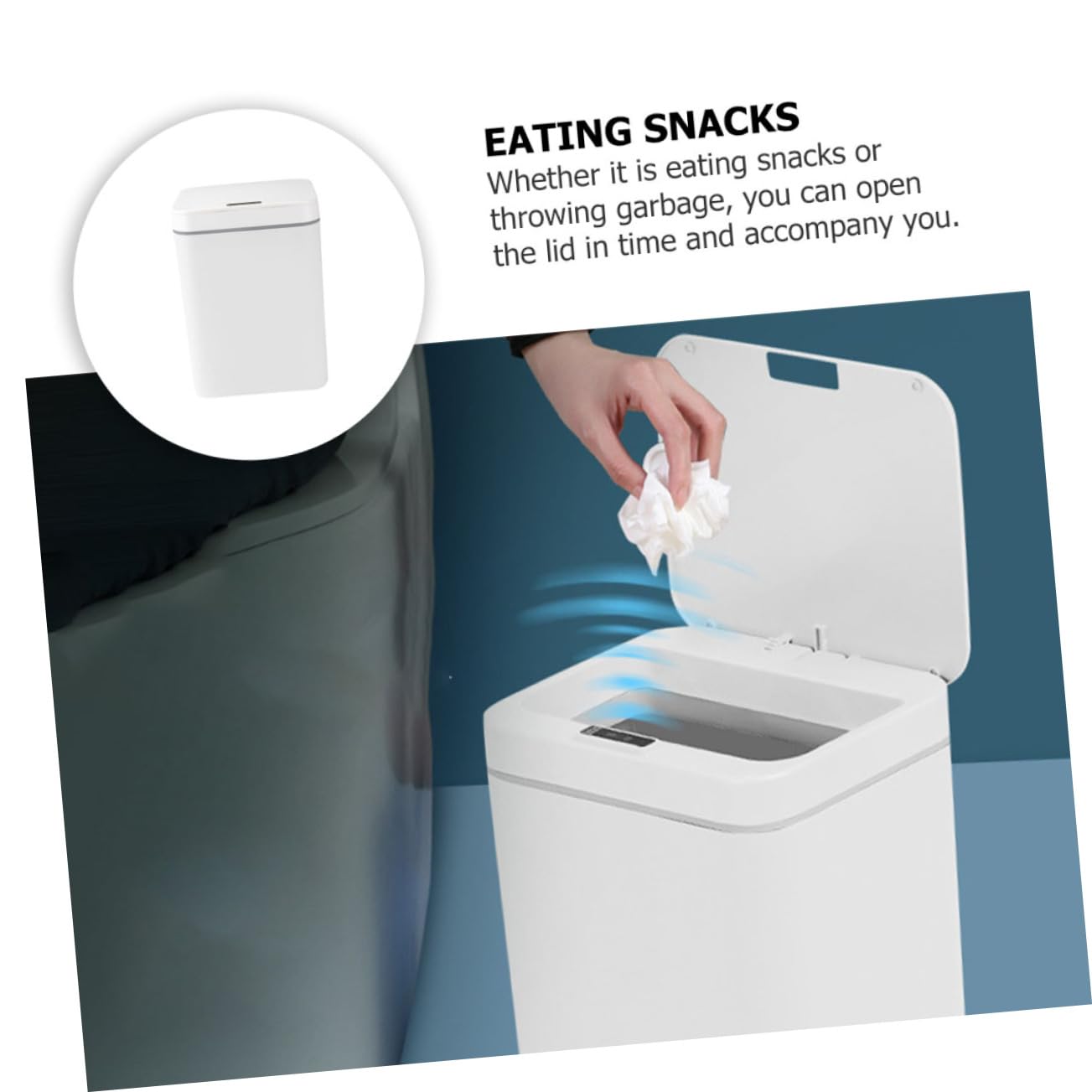 Ciieeo Smart Automatic Trash Can with Sensor