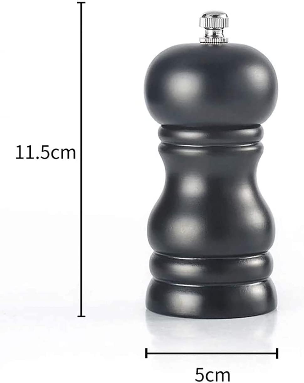 Wood Pepper Mill Set of 2 with Adjustable Coarseness