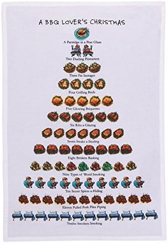 Peking Handicraft Mistletoe Co Christmas Kitchen Towel 18x26