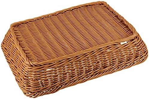MANCHAP 3PCS 16 Inch Poly Wicker Bread Baskets