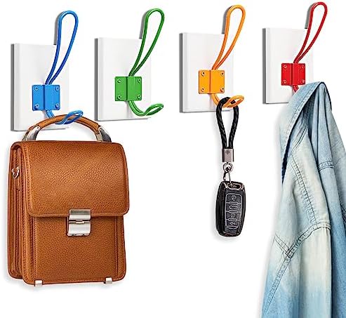 Kids Wall Hooks Set of 8 - Double Hooks for Kids