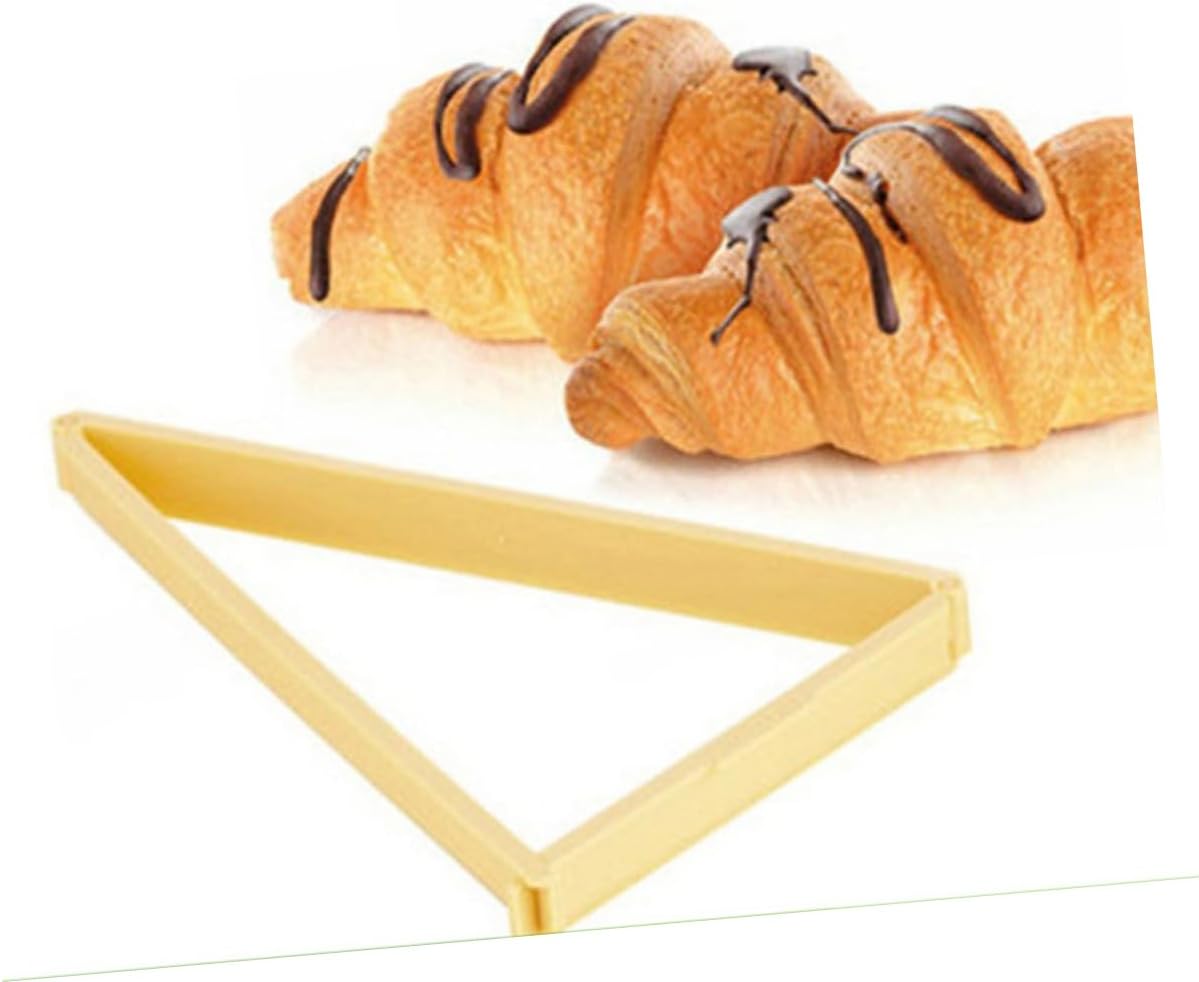 BIUDECO 2pcs Croissant Triangle Baking Cutter