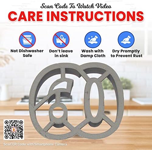 Foose Brand Number 60 Cookie Cutter 375 Inch - Durable Unique