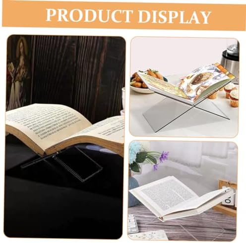 Acrylic Recipe Book Stand for Kitchen Counter