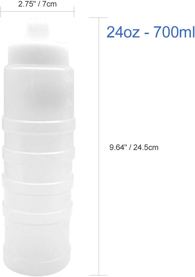SUPIA 4 Hole Condiment Squeeze Bottle 24oz - 700ml 1