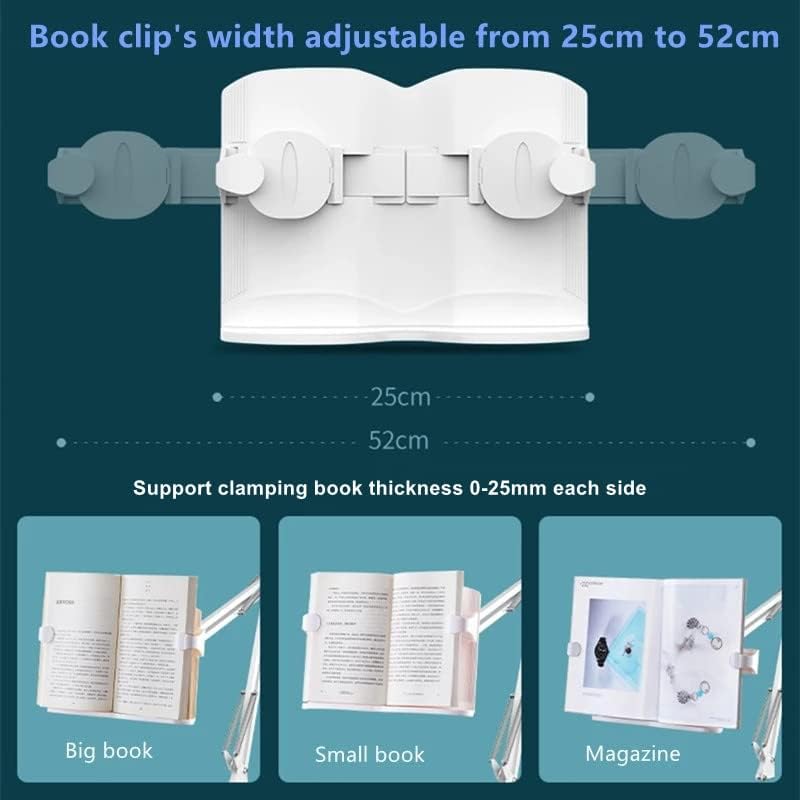 Adjustable Book Stand with Multi Angle Rotation