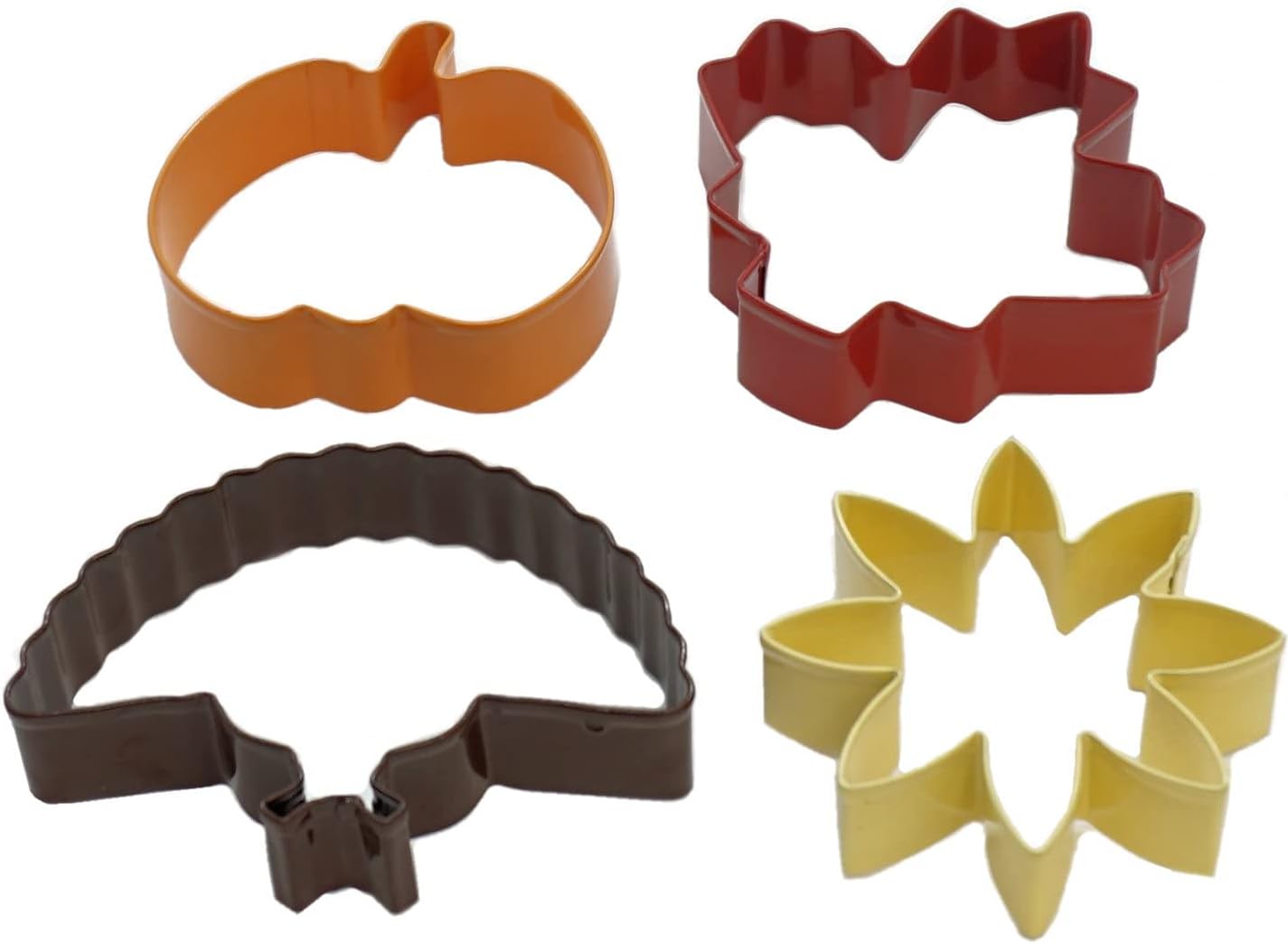 Wilton Metal Cookie Cutter Set 4-Piece Fall
