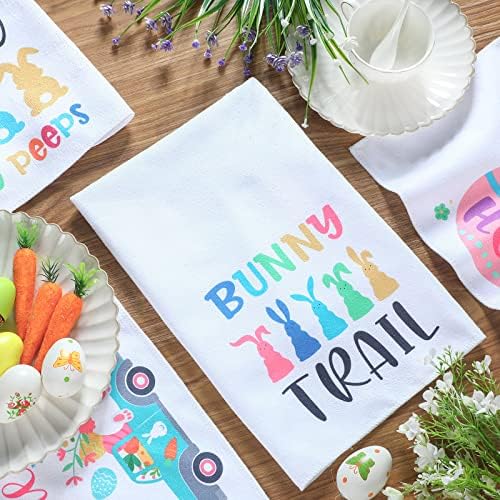 Rtteri 4-Piece Easter Bunny Kitchen Towel Set