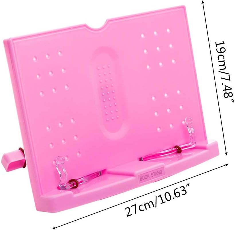 Foldable Book Holder for Reading and Cooking Displays