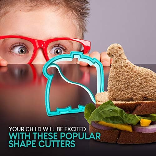 EXULTIMATE Colorful Sandwich Cutter Set of 7