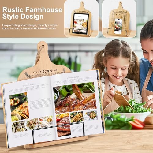 Fitnice Bamboo Cookbook Stand and Bra Hanger Set