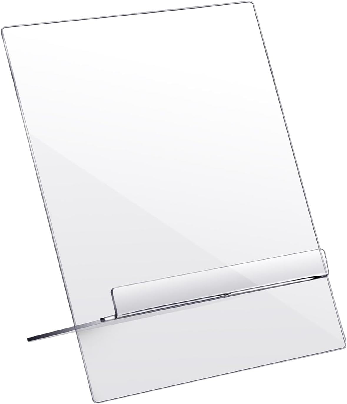 Acrylic Cookbook Holder for Kitchen Counter Clear and Adjustable