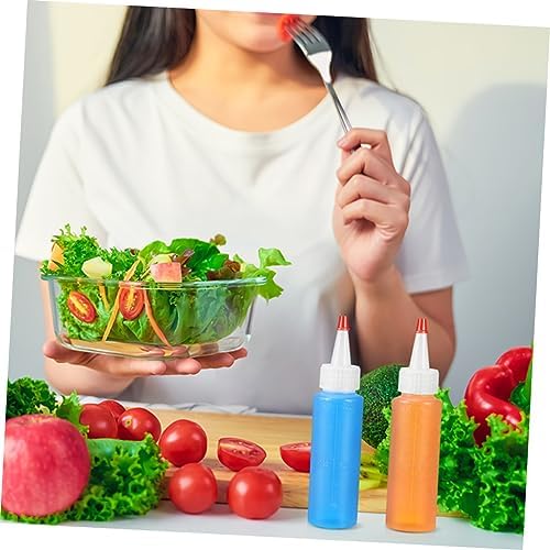 Zerodeko Mini Seasoning Bottles ABS Sauce Squeeze Bottles