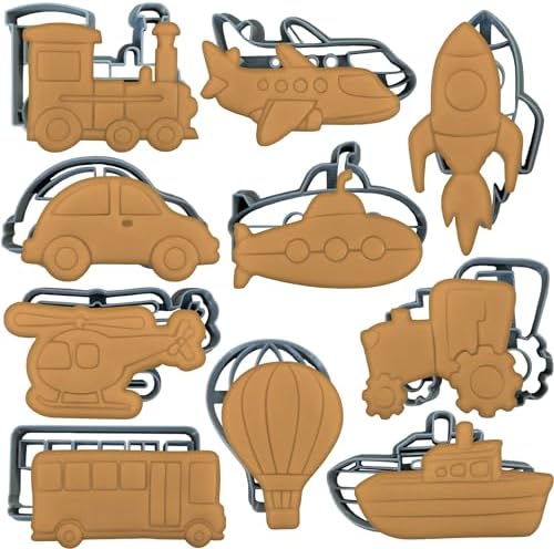 Moose Goods Transportation Cookie Cutters Variety Pack - Set of 10
